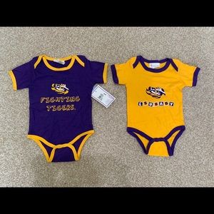 LSU Tigers Onesies - Set of 2 (size 18 months)